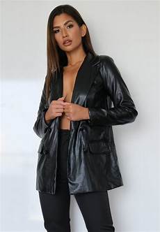 Oversized Leather Jacket
